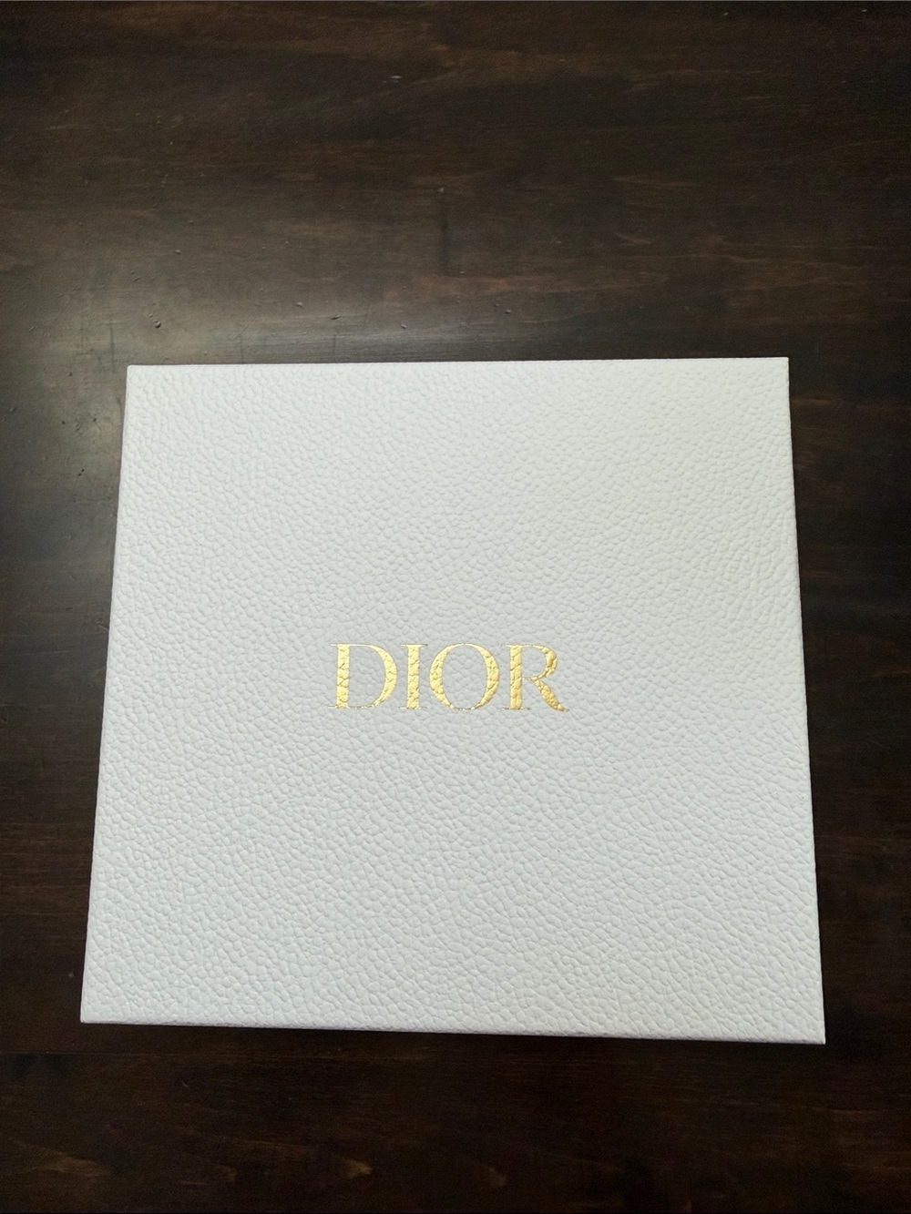 Dior White Box with Gold DIOR Logo